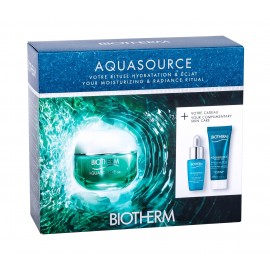 Biotherm Aquasource, rinkinys veido želė moterims, (veido želė 50 ml + Facial Serum Life