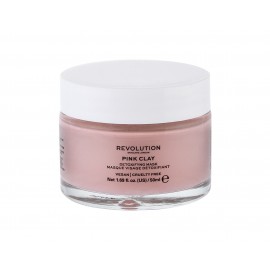 Makeup Revolution London Skincare, Pink Clay, veido kaukė moterims, 50ml