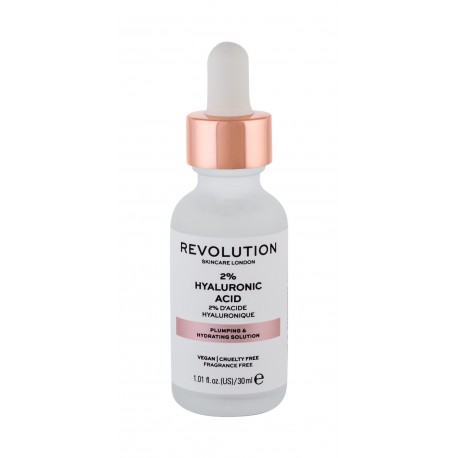 Makeup Revolution London Skincare, 2% Hyaluronic Acid, veido serumas moterims, 30ml