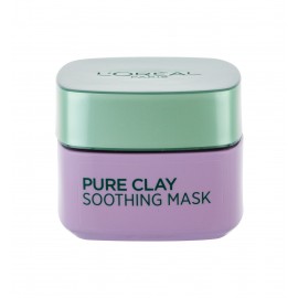 L´Oréal Paris Pure Clay, Soothing Mask, veido kaukė moterims, 50ml