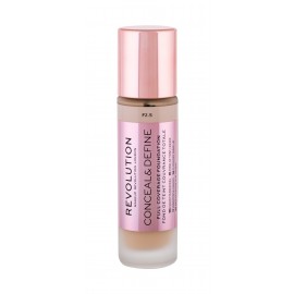 Makeup Revolution London Conceal & Define, makiažo pagrindas moterims, 23ml, (F2,5)