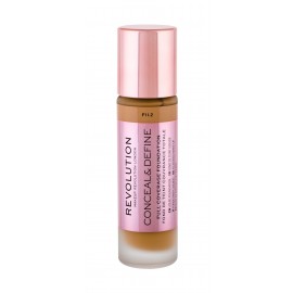 Makeup Revolution London Conceal & Define, makiažo pagrindas moterims, 23ml, (F11,2)