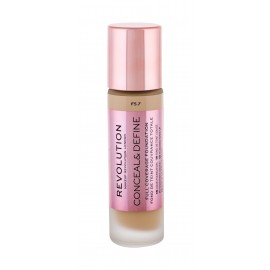 Makeup Revolution London Conceal & Define, makiažo pagrindas moterims, 23ml, (F5,7)