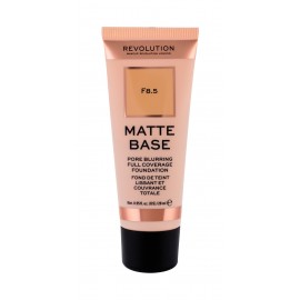 Makeup Revolution London Matte Base, makiažo pagrindas moterims, 28ml, (F8,5)