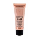 Makeup Revolution London Matte Base, makiažo pagrindas moterims, 28ml, (F4)