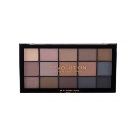 Makeup Revolution London Re-loaded, akių šešėliai moterims, 16,5g, (Smoky Neutrals)