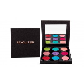 Makeup Revolution London Pressed Glitter, akių šešėliai moterims, 10,8g, (Abracadabra)