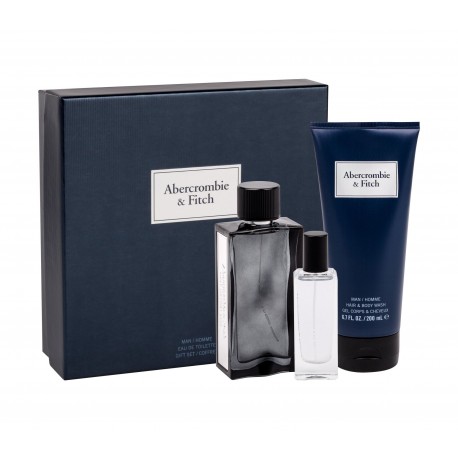 Abercrombie & Fitch Blue, First Instinct, rinkinys tualetinis vanduo vyrams, (EDT 100 ml + EDT 15 ml