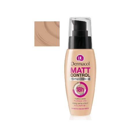 Dermacol Matt Control, makiažo pagrindas moterims, 30ml, (4)