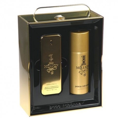 Paco Rabanne 1 Million, rinkinys tualetinis vanduo vyrams, (EDT 100ml + 150ml dezodorantas)