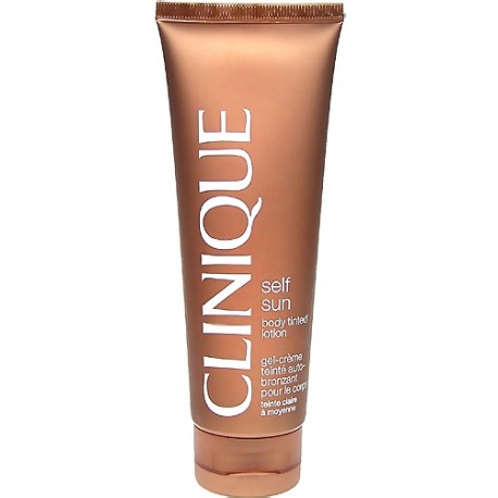 Clinique Self Sun Body Tined Lotion Medium/Deep, kosmetika moterims, 125ml