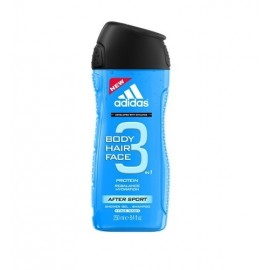 Adidas After Sport, 3in1, dušo želė vyrams, 400ml