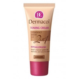 Dermacol Toning Cream, 2in1, BB kremas moterims, 30ml, (06 Caramel)