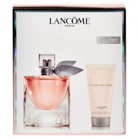 Lancôme La Vie Est Belle, rinkinys kvapusis vanduo moterims, (EDP 50ml + 50ml kūno losjonas)