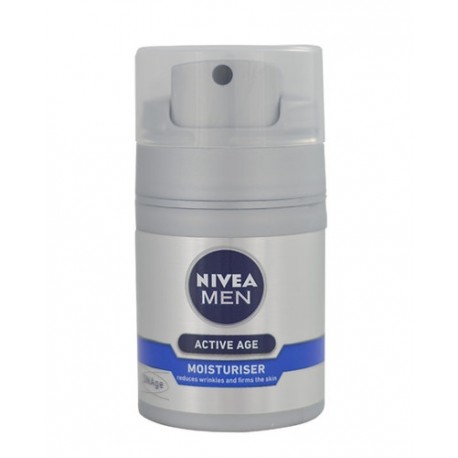 Nivea Men Active Age, Moisturiser, dieninis kremas vyrams, 50ml