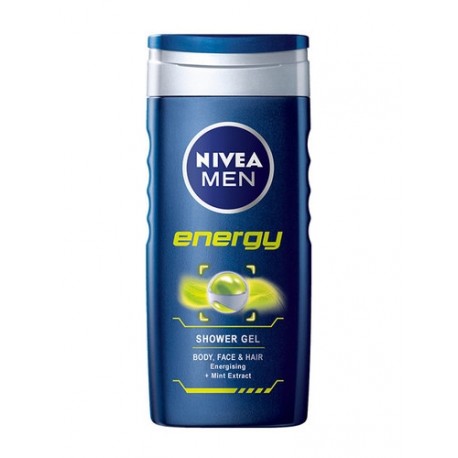 Nivea Men Energy, dušo želė vyrams, 250ml