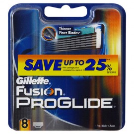 Gillette Fusion Proglide, skutimosi peiliukų galvutės vyrams, 4pc
