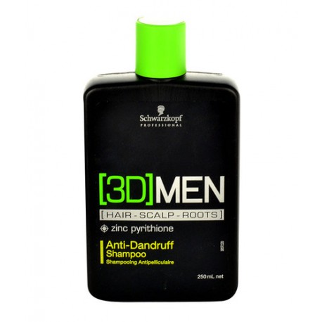 Schwarzkopf 3DMEN, šampūnas vyrams, 250ml