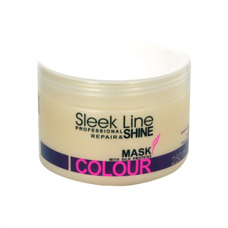 Stapiz Sleek Line Colour, plaukų kaukė moterims, 250ml