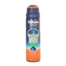 Gillette Fusion Proglide Sensitive, 2in1 Alpine Clean, skutimosi želė vyrams, 170ml