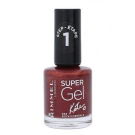 Rimmel London Super Gel By Kate, STEP1, nagų lakas moterims, 12ml, (044 Rock N Sparkle)