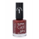 Rimmel London Super Gel By Kate, STEP1, nagų lakas moterims, 12ml, (044 Rock N Sparkle)