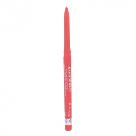 Rimmel London Exaggerate, lūpų pieštukas moterims, 0,25g, (102 Peachy Beachy)