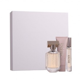 HUGO BOSS Boss The Scent For Her, rinkinys kvapusis vanduo moterims, (EDP 50 ml + EDP 7,4 ml + kūno