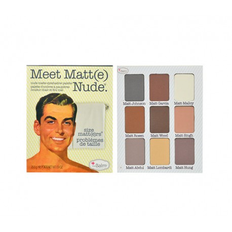 TheBalm Meet Matt(e) Nude, Eyeshadow Palette, akių šešėliai moterims, 25,5g