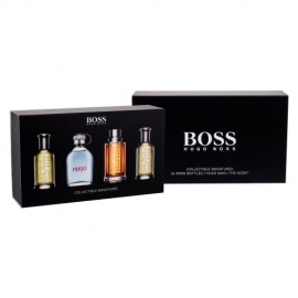 HUGO BOSS Mini Set 1, rinkinys tualetinis vanduo vyrams, (EDT Boss Bottled 2x 5 ml + EDT Hugo Man 5