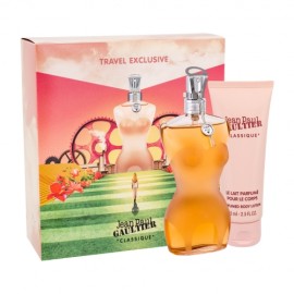 Jean Paul Gaultier Classique, rinkinys tualetinis vanduo moterims, (EDT 100 ml + kūno losjonas 75