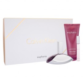 Calvin Klein Euphoria, rinkinys kvapusis vanduo moterims, (EDP 100 ml + kūno losjonas 200 ml + EDP