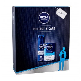 Nivea Men Protect & Care, rinkinys losjonas po skutimosi vyrams, (After-Shave Care 2in1 100 ml +