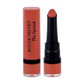 BOURJOIS Paris Rouge Velvet, The Lipstick, lūpdažis moterims, 2,4g, (15 Peach Tatin)