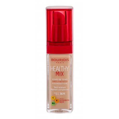 BOURJOIS Paris Healthy Mix, Anti-Fatigue Foundation, makiažo pagrindas moterims, 30ml, (53 Light