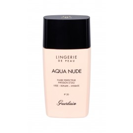 Guerlain Lingerie De Peau, Aqua Nude, makiažo pagrindas moterims, 30ml, (02C Light Cool)