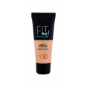 Maybelline Fit Me!, Matte + Poreless, makiažo pagrindas moterims, 30ml, (130 Buff Beige)