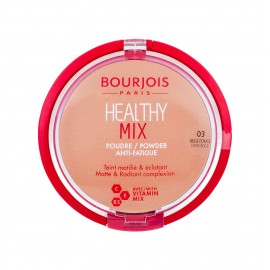 BOURJOIS Paris Healthy Mix, Anti-Fatigue, kompaktinė pudra moterims, 11g, (03 Dark Beige)
