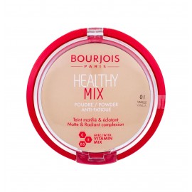 BOURJOIS Paris Healthy Mix, Anti-Fatigue, kompaktinė pudra moterims, 11g, (01 Vanilla)
