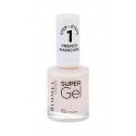 Rimmel London Super Gel French Manicure, STEP1, nagų lakas moterims, 12ml, (092 Ivory Tower)