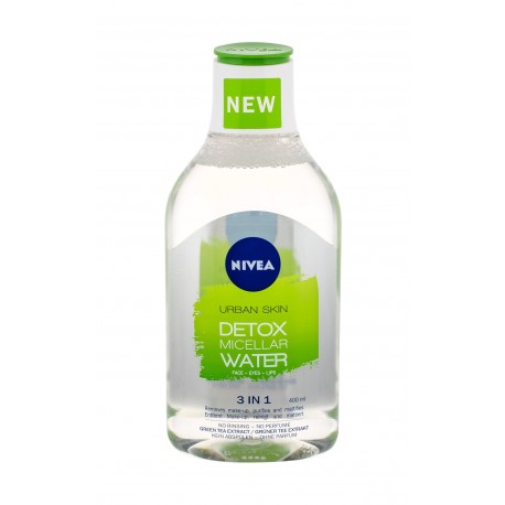 Nivea Essentials, Urban Skin Detox, micelinis vanduo moterims, 400ml