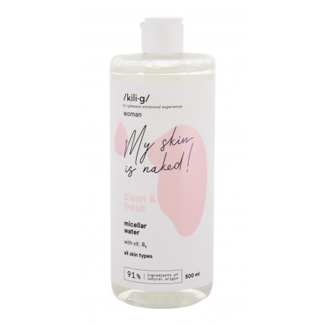 kili·g woman clean & fresh, micelinis vanduo moterims, 500ml