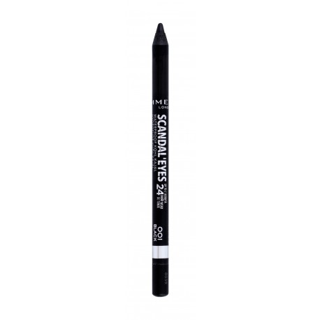 Rimmel London Scandal Eyes, Kajal, akių kontūrų pieštukas moterims, 1,3g, (001 Black)