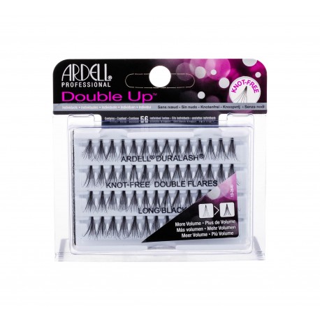 Ardell Double Up, Duralash Knot-Free Double Flares, dirbtinės blakstienos moterims, 56pc, (Long