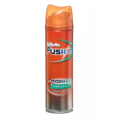 Gillette Fusion, Hydra Gel Sensitive Skin, skutimosi želė vyrams, 200ml