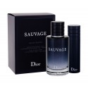 Christian Dior Sauvage, rinkinys tualetinis vanduo vyrams, (EDT 100 ml + EDT 10 ml)