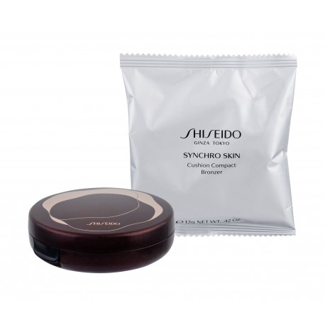 Shiseido Synchro Skin, Cushion Compact Bronzer, bronzantas moterims, 12g