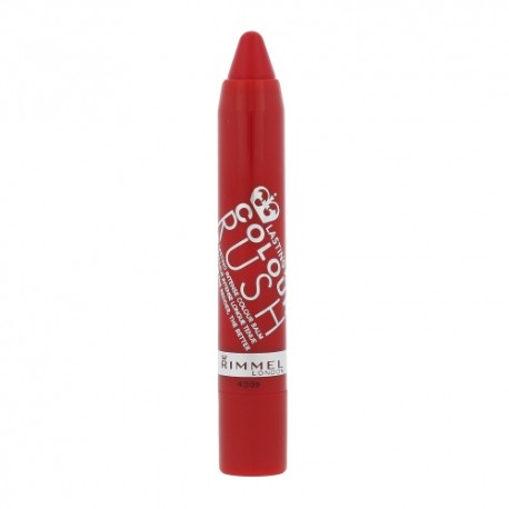 Rimmel London Lasting Finish, Colour Rush Balm, lūpų pieštukas moterims, 2,5g, (500 The Redder,