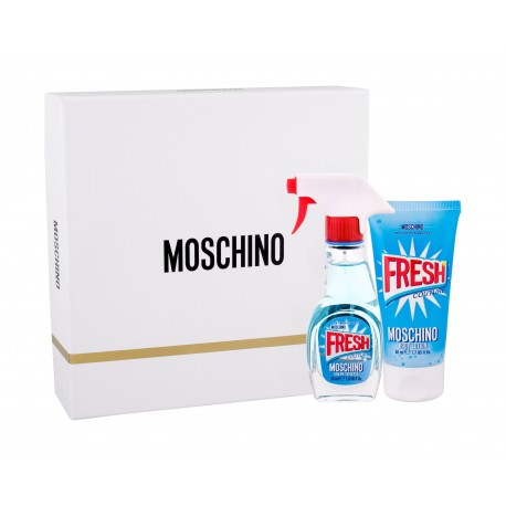 Moschino Fresh Couture, rinkinys tualetinis vanduo moterims, (EDT 30 ml + kūno pienelis 50 ml)