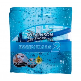 Wilkinson Sword Essentials 2, skutimosi peiliukai vyrams, 5pc